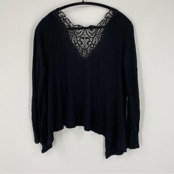 Women’s Open Front Long Sleeve Eyelet Back Thin Cardigan size S - Picture 4 of 6